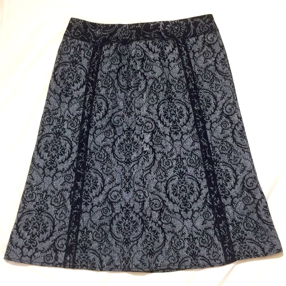 Tribal: classic A-line skirt sz 8 lined wool blend